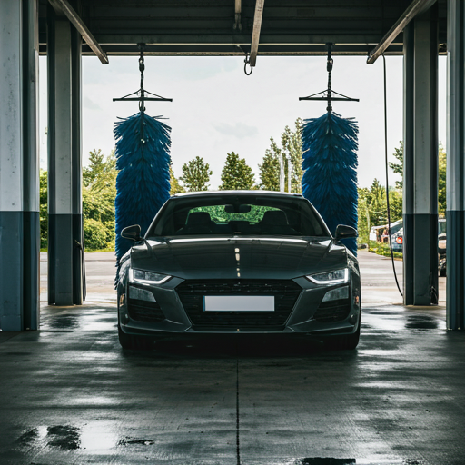 Car wash background